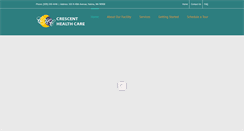 Desktop Screenshot of crescentnursingrehab.com